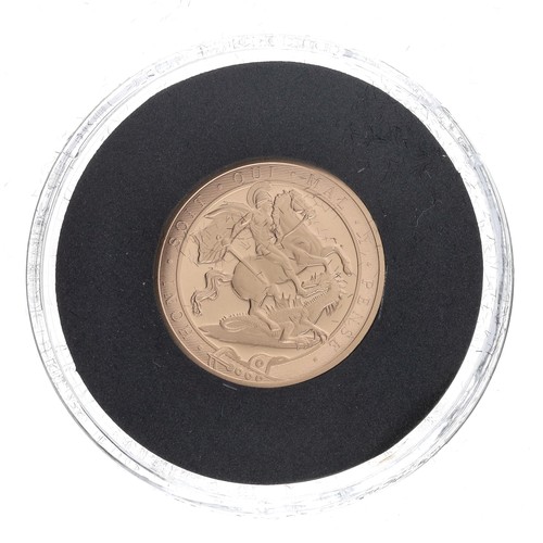 58 - Tower Mint Ltd - The Falkland Islands 2025 gold proof sovereign coin, limited edition 135/250, 8gm, ... 