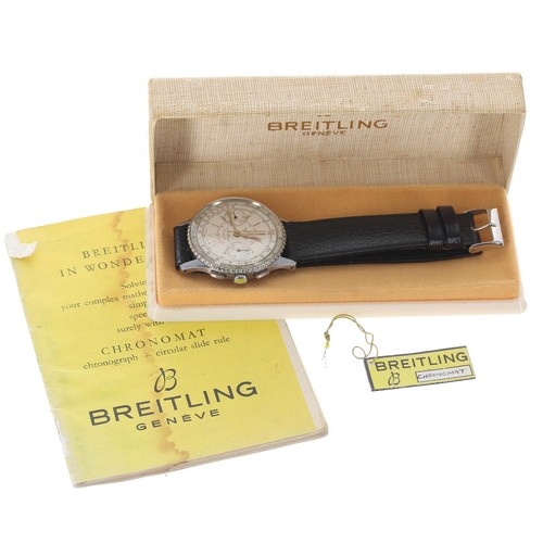 292 - Breitling Chronomat Chronograph stainless steel gentleman's wristwatch (Patent 217012), reference no... 