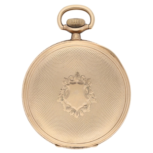 621 - Illinois Watch Co. 'A. Lincoln' gold plated lever set pocket watch, serial no. 3148660, circa 1917, ... 