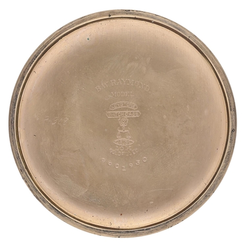 622 - Elgin National Watch Co. 'B.W. Raymond' 10k gold filled lever set pocket watch, serial no. 28932224,... 