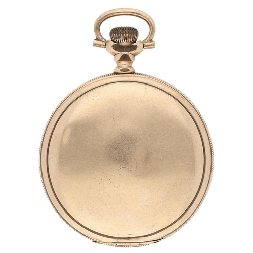 604 - Rockford Watch Co. gold plated lever set hunter pocket watch, serial no. 590862, circa 1902, signed ... 