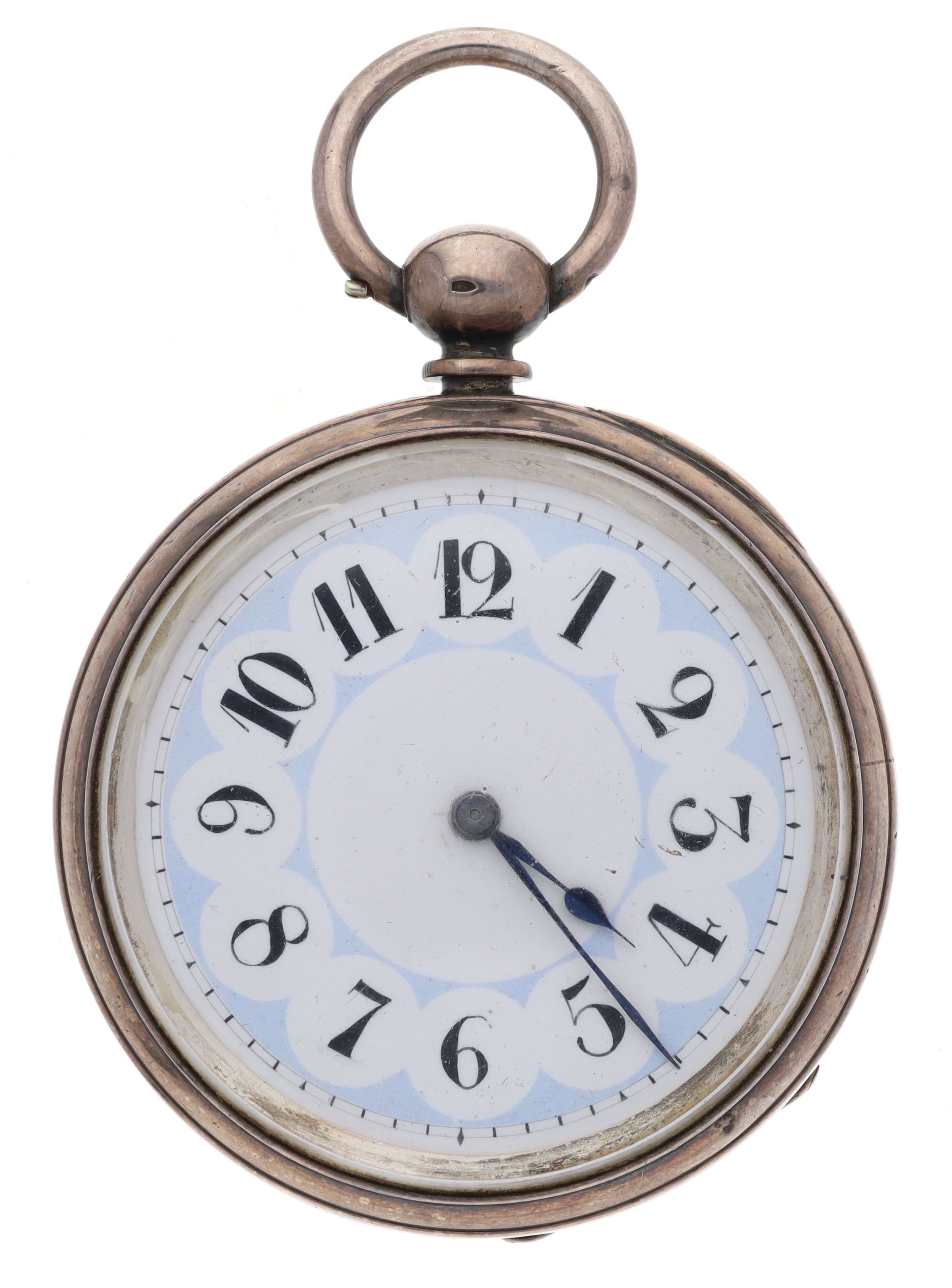 Interesting Swiss silver (0.935) lever pocket watch, with Jacot and ...