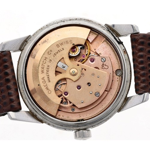 223 - Omega Seamaster automatic stainless steel gentleman's wristwatch, reference no. 2846-2848 9 SC, seri... 