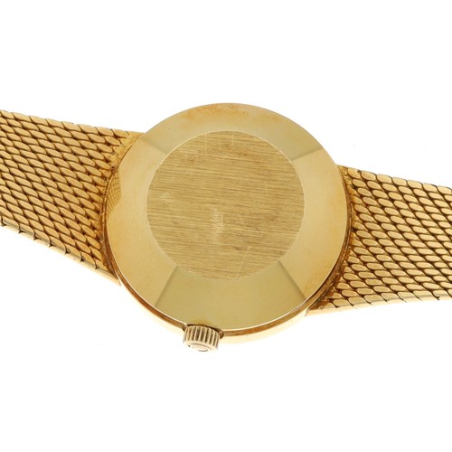 235 - Omega De Ville 18ct automatic lady's bracelet watch, case no. 551 7281, serial no. 39163xxx, circa 1... 
