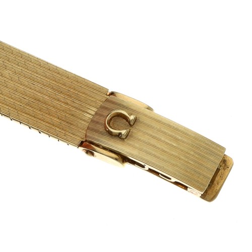235 - Omega De Ville 18ct automatic lady's bracelet watch, case no. 551 7281, serial no. 39163xxx, circa 1... 