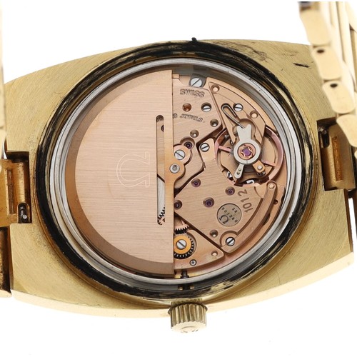 224 - Omega Genéve automatic gold plated and stainless steel gentleman's wristwatch, reference no. 166.019... 