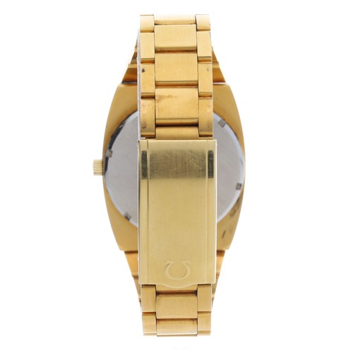 224 - Omega Genéve automatic gold plated and stainless steel gentleman's wristwatch, reference no. 166.019... 