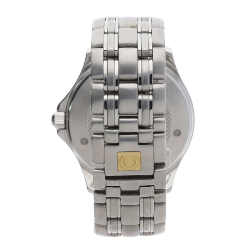 244 - Omega Seamaster GMT '50th Anniversary' Chronometer automatic stainless steel gentleman's wristwatch,... 