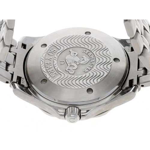 244 - Omega Seamaster GMT '50th Anniversary' Chronometer automatic stainless steel gentleman's wristwatch,... 