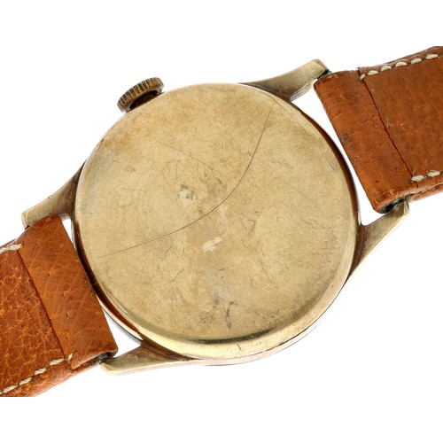 247 - Omega 9ct gentleman's wristwatch, reference no. 13322, serial no. 10877xxx, Birmingham 1947, circula... 
