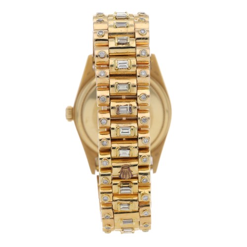 279 - Rolex Oyster Perpetual Day-Date 18ct ruby and diamond set gentleman's wristwatch, reference no. 1803... 
