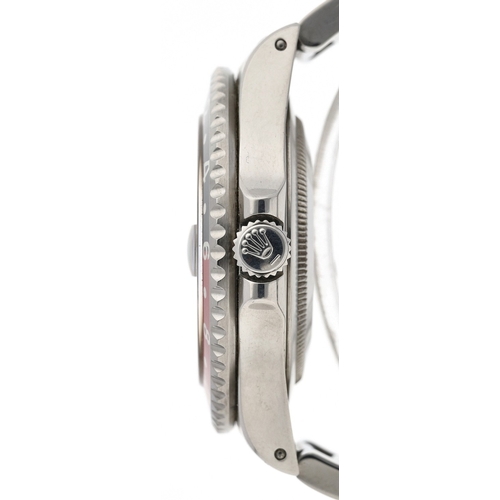 275 - Rolex Oyster Perpetual Date GMT-Master II gentleman's stainless steel wristwatch, reference. 16710, ... 