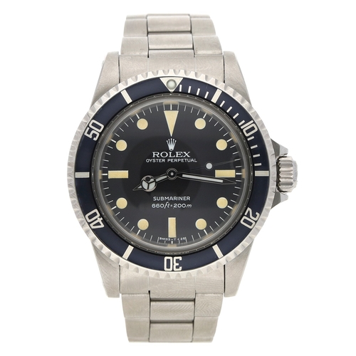 266 - RECENTLY SERVICED AND UNDER GUARANTEE UNTIL 06/2026 -Rolex Oyster Perpetual Submariner stainless ste... 