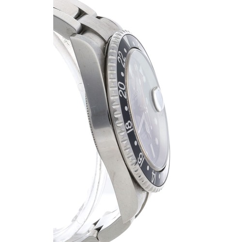 270 - Rolex Oyster Perpetual Date GMT-Master II stainless steel gentleman's wristwatch, reference no. 1671... 