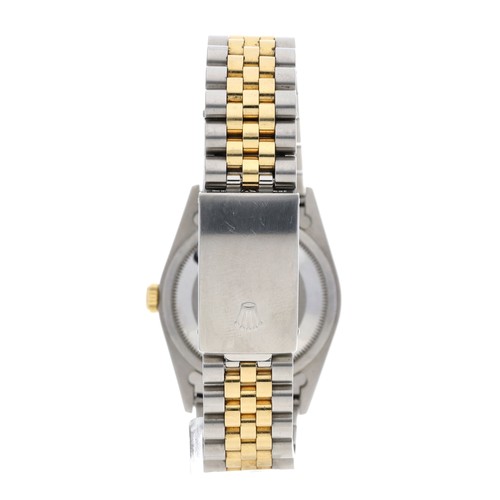 272 - Rolex Oyster Perpetual Datejust stainless steel and gold gentleman's wristwatch, reference no. 16233... 