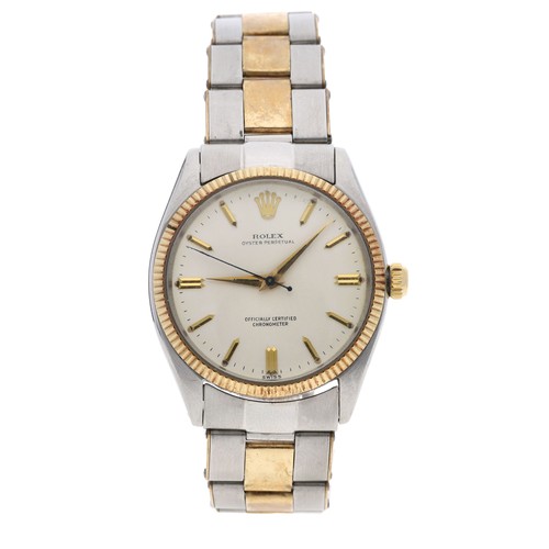 263 - Rolex Oyster Perpetual Chronometer gold and stainless steel gentleman's wristwatch, reference no. 65... 