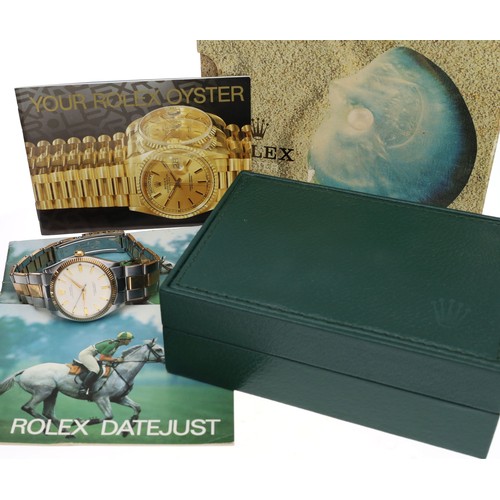 263 - Rolex Oyster Perpetual Chronometer gold and stainless steel gentleman's wristwatch, reference no. 65... 