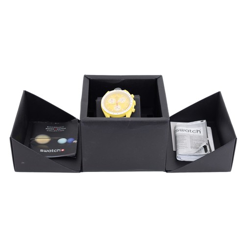 258 - Omega X Swatch Speedmaster MoonSwatch Collection 'Mission To The Sun' Chronograph bioceramic gentlem... 