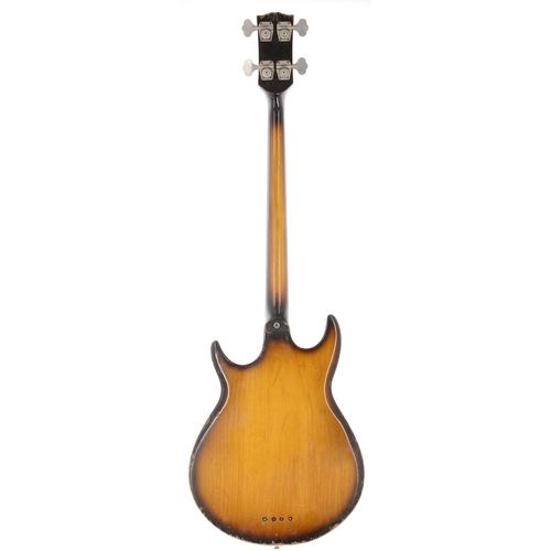 1976 Gibson Ripper bass guitar, made in USA; Body: two-tone sunburst ...
