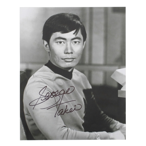 165 - Star Trek interest, signed picture by George Takei, 8