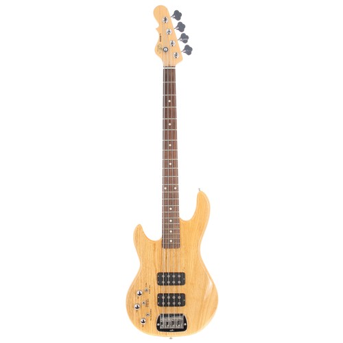 200 - 2012 G&L Tribute Series L-2000 left-handed bass guitar, made in Indonesia; Body: natural finish;... 