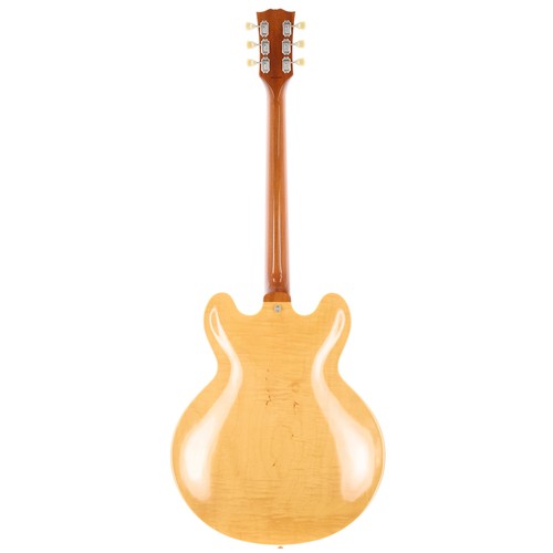 202 - 2010 Tokai UES-130 VNT semi-hollow body electric guitar, made in Japan; Body: natural finished figur... 