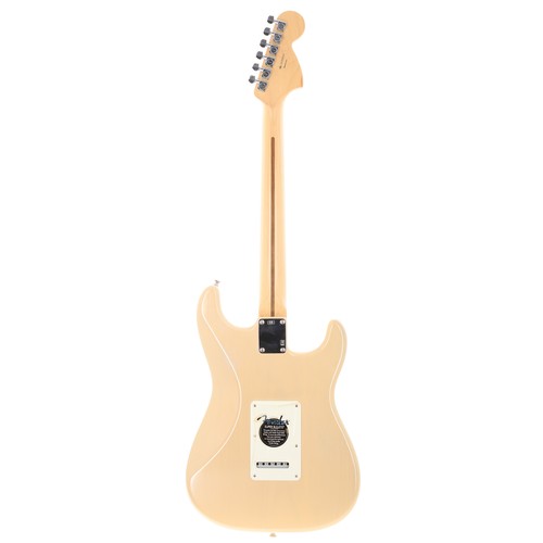 204 - 2007 Fender Highway One Stratocaster left-handed electric guitar, made in USA; Body: honey blonde sa... 