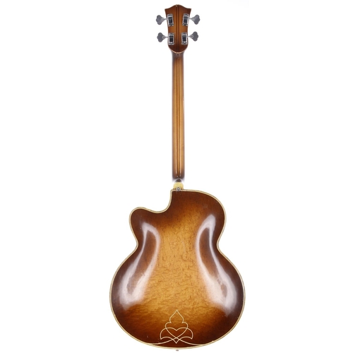 258 - 1964 Hofner Committee Bass guitar, made in Germany; Body: brunette finish, light checking throughout... 
