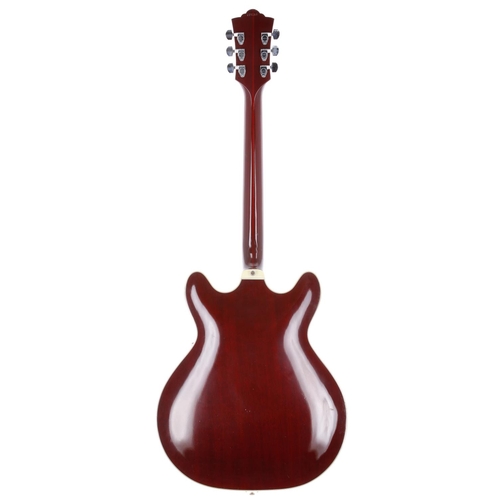 270 - 1974 Guild Starfire 4 semi-hollow body electric guitar, made in USA; Body: cherry finished mahogany,... 