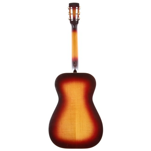 280 - 1980 Dobro Model 60 resonator acoustic guitar, made in USA; Body: sunburst finish maple; Neck: sunbu... 