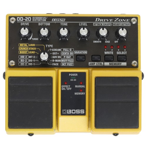 1252 - Boss Drive Zone OD-20 Overdrive/Distortion guitar pedal*Please note: Gardiner Houlgate do not guaran... 