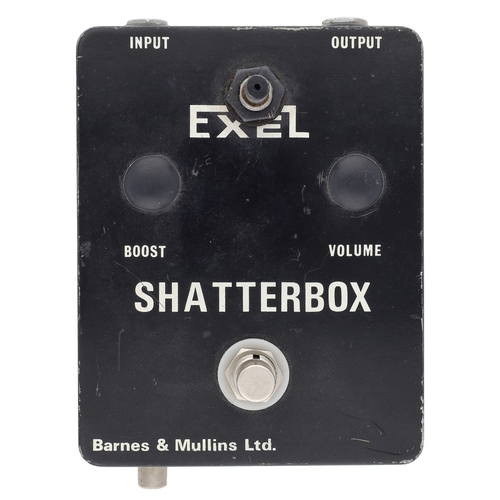 1266 - 1970s Barnes & Mullins Exel Shatterbox guitar pedal*Please note: Gardiner Houlgate do not guaran... 