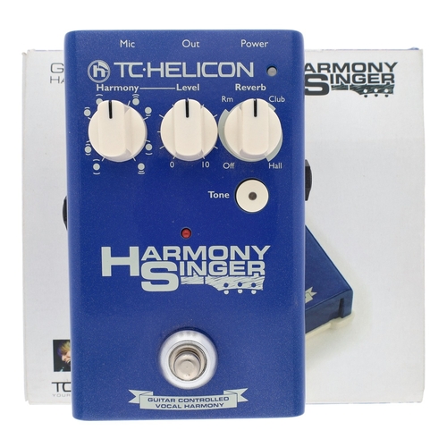 1271 - TC Helicon Harmony Singer guitar controlled harmony pedal, boxed*Please note: Gardiner Houlgate do n... 