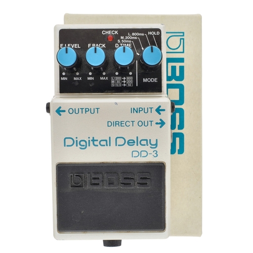 1272 - Boss DD-3 Digital Delay guitar pedal, boxed*Please note: Gardiner Houlgate do not guarantee the full... 