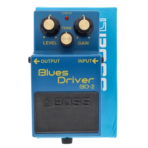 1273 - Boss BD-2 Blues Driver guitar pedal, boxed*Please note: Gardiner Houlgate do not guarantee the full ... 