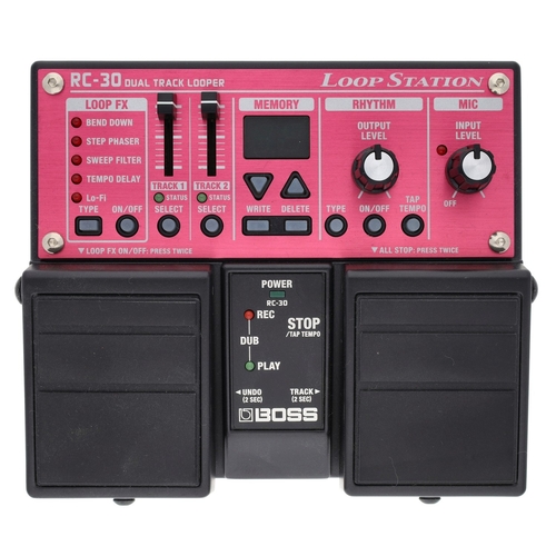 1282 - Boss RC-30 Dual Track Looper loop station guitar pedal*Please note: Gardiner Houlgate do not guarant... 