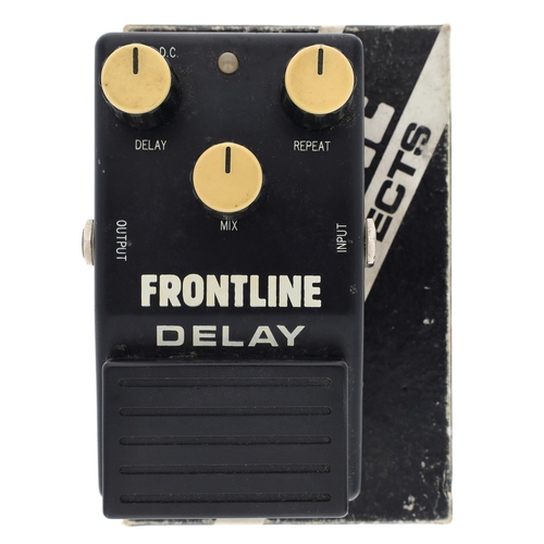 1285 - 1980s Frontline Delay guitar pedal, made in Japan, boxed*Please note: Gardiner Houlgate do not guara... 