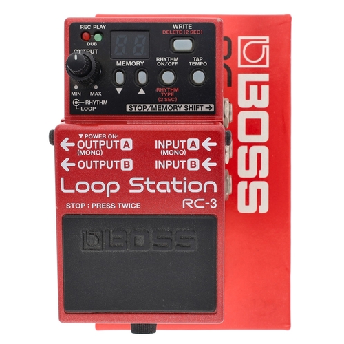 1316 - Boss RC-3 Loop Station guitar pedal, boxed*Please note: Gardiner Houlgate do not guarantee the full ... 