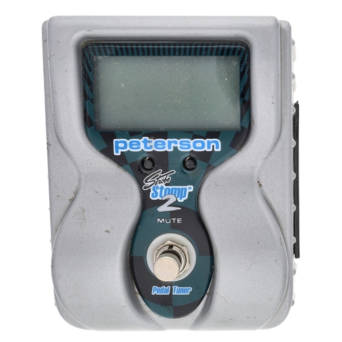 1331 - Peterson Strobo Stomp 2 guitar tuner pedal, for spares/repair, boxed*Please note: Gardiner Houlgate ... 