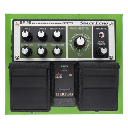 1333 - Boss RE-20 Roland Space Echo RE-201 guitar pedal, boxed*Please note: Gardiner Houlgate do not guaran... 