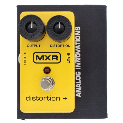 1334 - MXR Distortion + M-104 guitar pedal, boxed*Please note: Gardiner Houlgate do not guarantee the full ... 