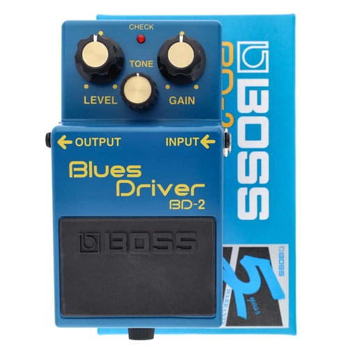 1344 - Boss BD-2 Blues Driver guitar pedal, boxed*Please note: Gardiner Houlgate do not guarantee the full ... 