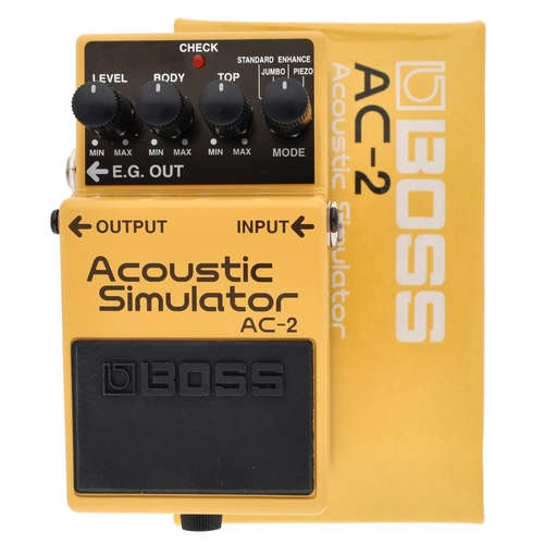 1347 - Boss AC-2 Acoustic Simulator guitar pedal, boxed*Please note: Gardiner Houlgate do not guarantee the... 