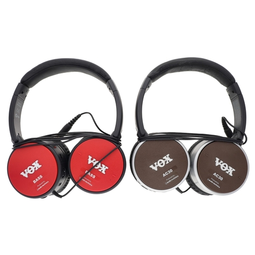 1364 - Audio Technica Vox AC30 guitar headphones; together with Audio Technica Vox Bass headphones (2)*Plea... 