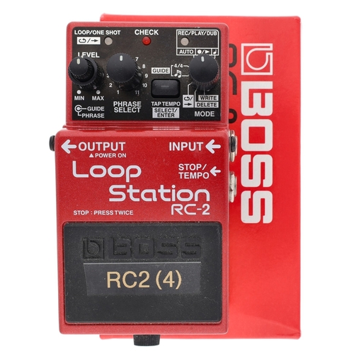 1368 - Boss RC-2 Loop Station guitar pedal, boxed*Please note: Gardiner Houlgate do not guarantee the full ... 