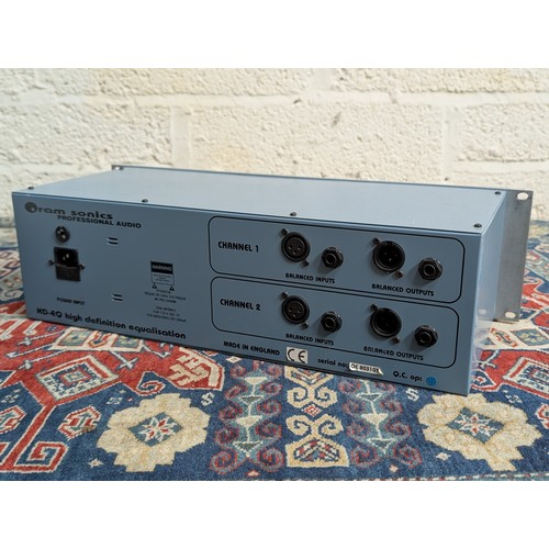 Oram Sonics HD-EQ high definition equalizer rack unit, made in England ...