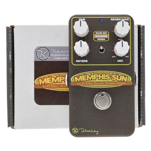 1432 - Keeley Memphis Sun guitar pedal, boxed*Please note: Gardiner Houlgate do not guarantee the full work... 