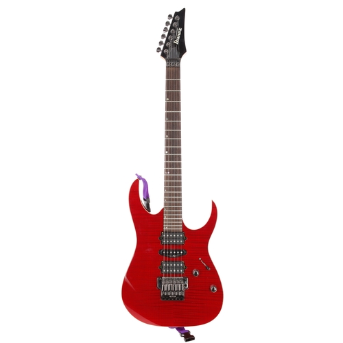 215 - 2003 Ibanez Prestige RG3270 electric guitar, made in Japan; Body: Deep Red finished maple top upon m... 