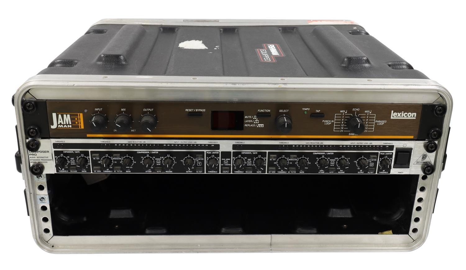 Lexicon JamMan rack unit; together with a Behringer Composer Pro rack ...