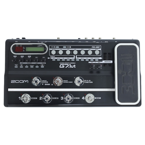 1303 - Zoom G7.1ut multi-effects guitar pedal*Please note: Gardiner Houlgate do not guarantee the full work... 